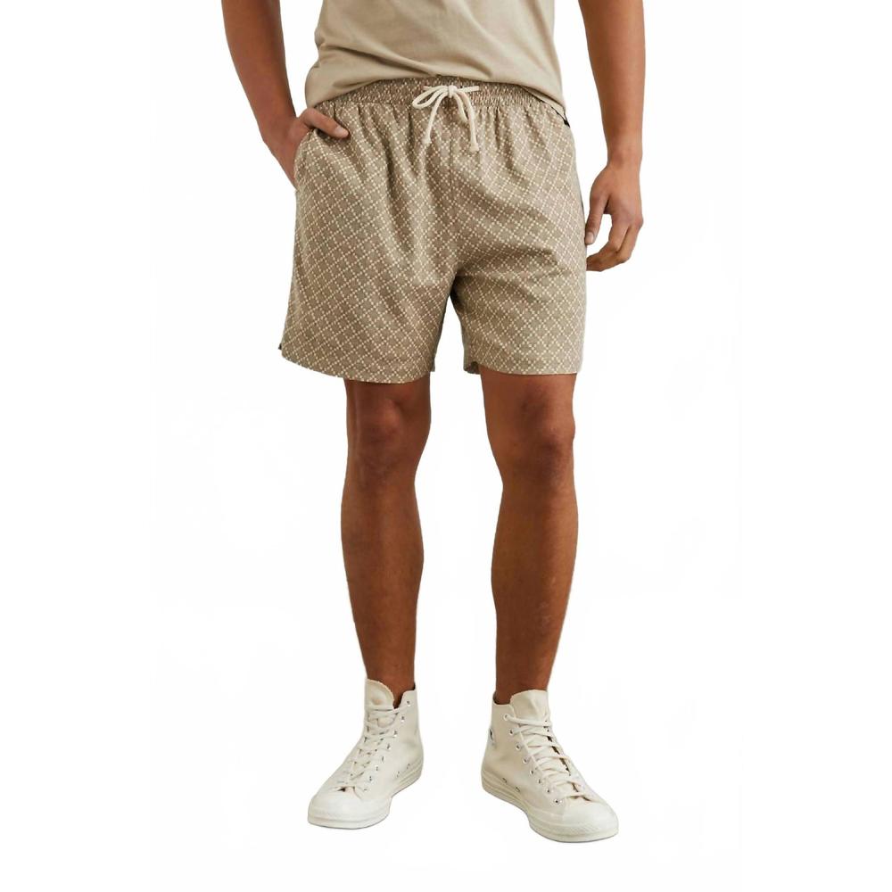 NEW RAILS aries mid-length short in ikat oak